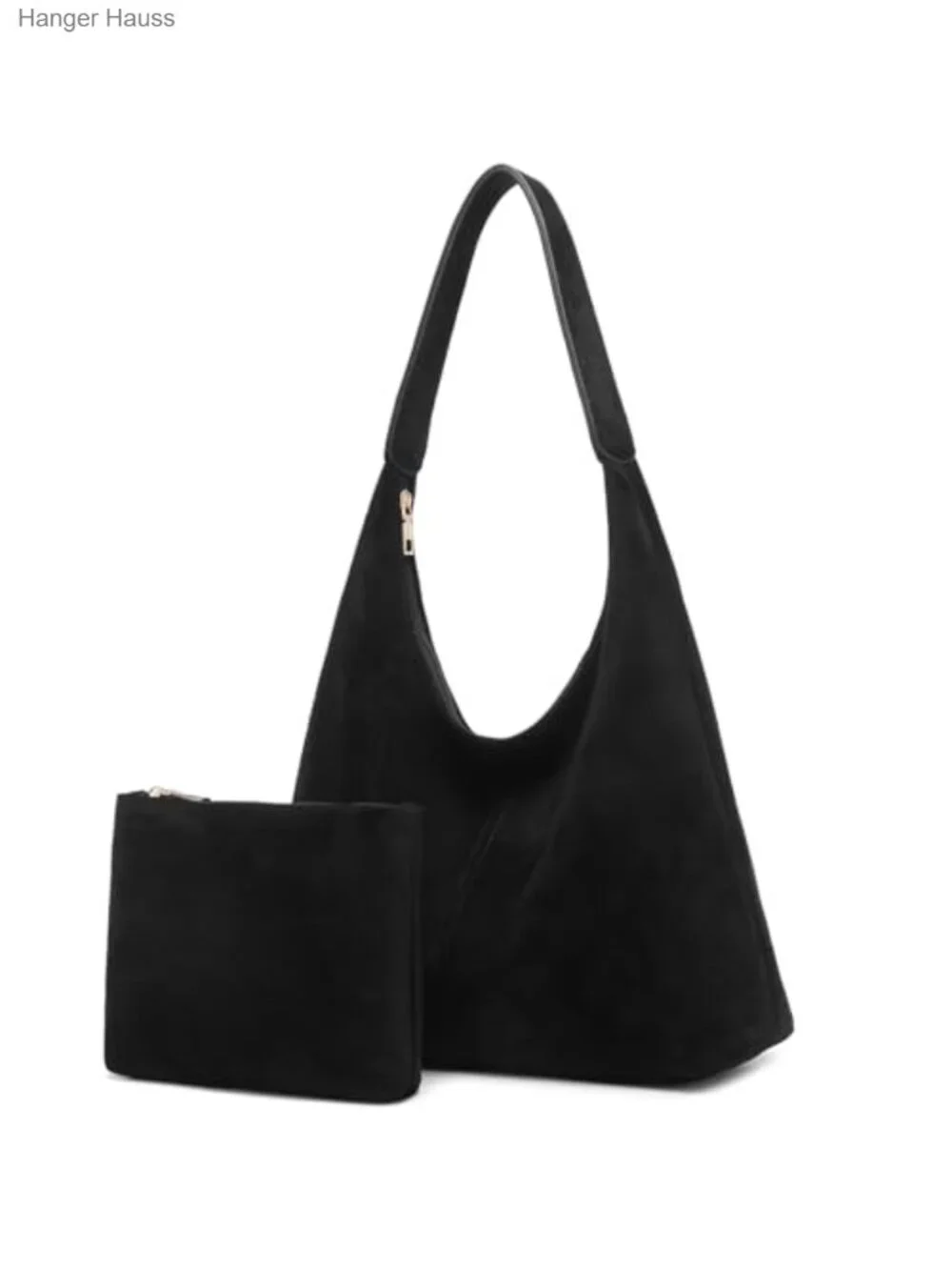 Slouchy Suede Hobo Bag Women Faux Suede Shoulder Tote Purse Work Travel